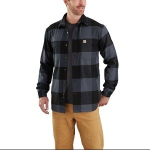 Carhartt Rugged Flex Relaxed Fit Midweight Flannel Sz. L Tall
